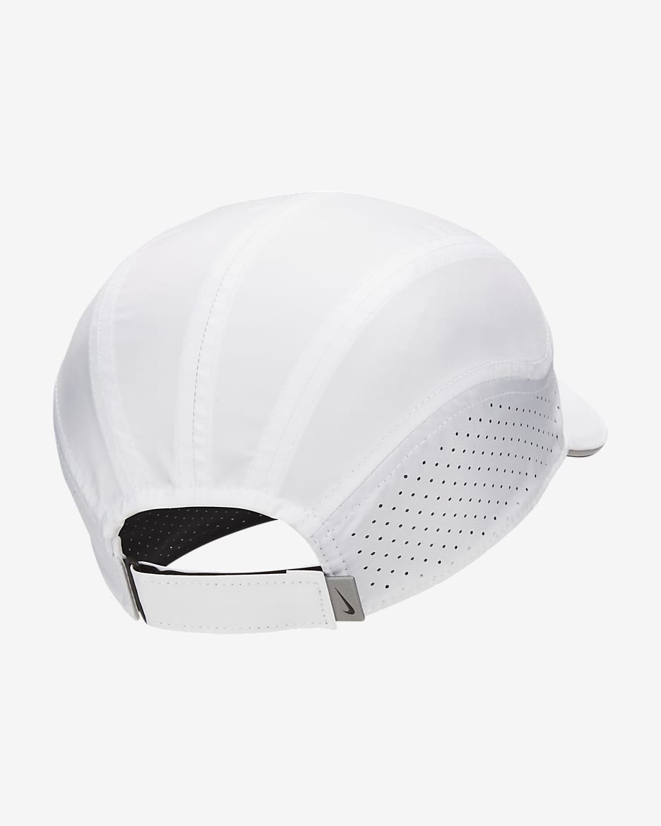 Nike Dri-FIT ADV Fly Gorra sense estructura amb disseny reflector - Blanc/Anthracite