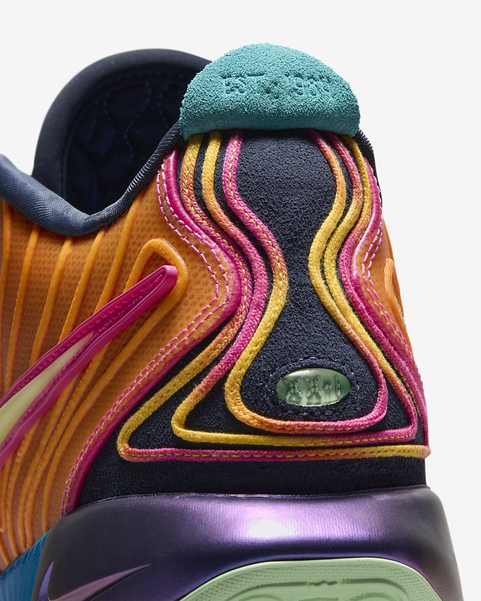 LeBron XXI EP Basketball Shoes - Photo Blue/Vapour Green/Laser Orange/Laser Fuchsia