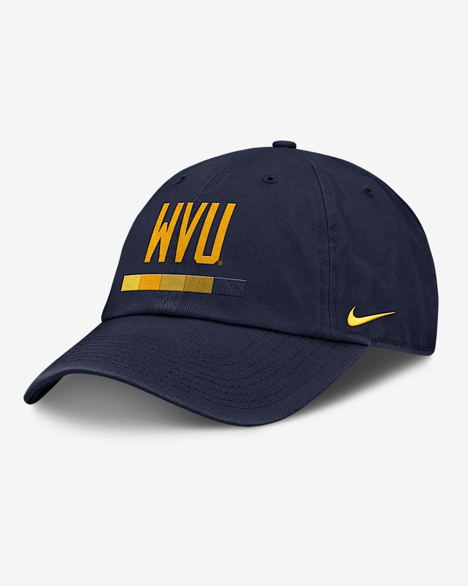 West Virginia Primetime Campus Club Men's Nike College Adjustable Hat - Navy