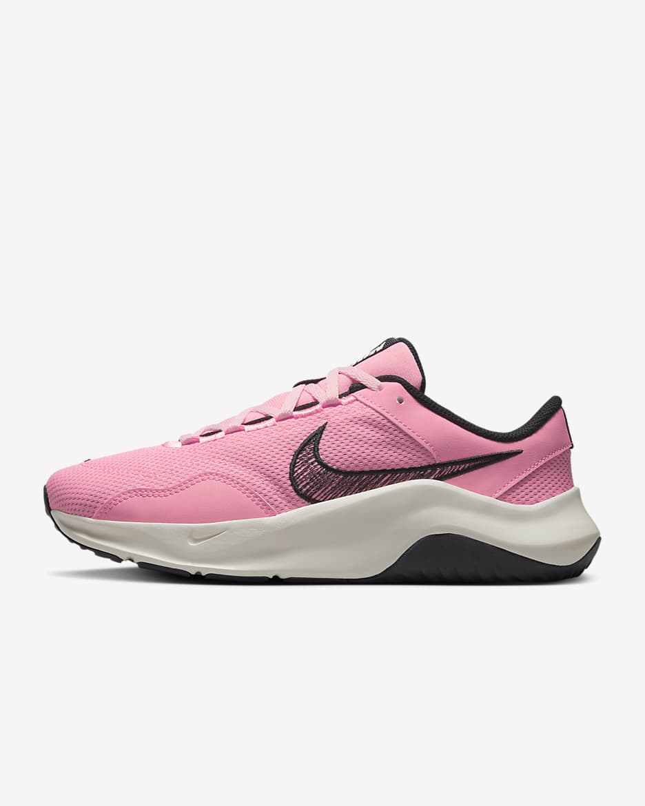 Nike Legend Essential 3 Next Nature Women's Workout Shoes - Coral Chalk/Sail/Black