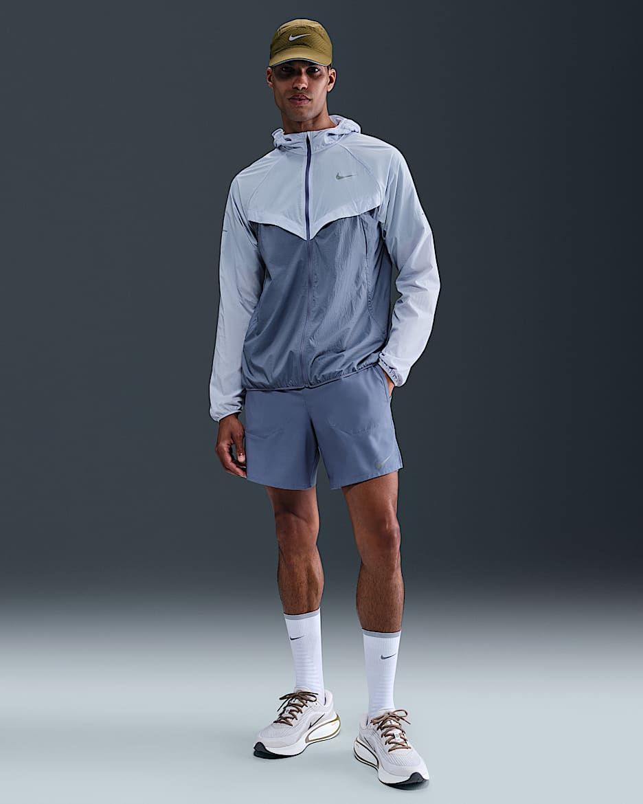 Shorts da running 2 in 1 18 cm Dri-FIT Nike Stride – Uomo - World Indigo/World Indigo/Nero