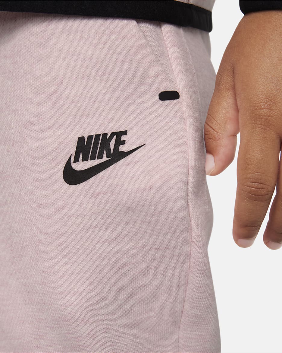 Nike Sportswear Tech Fleece Baby (12-24M) Zip Hoodie and Pants Set - Pink Foam