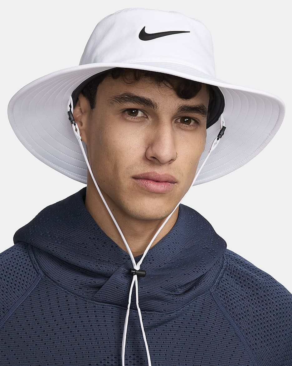 Nike Apex Dri-FIT Bucket Hat - White/Anthracite/Black