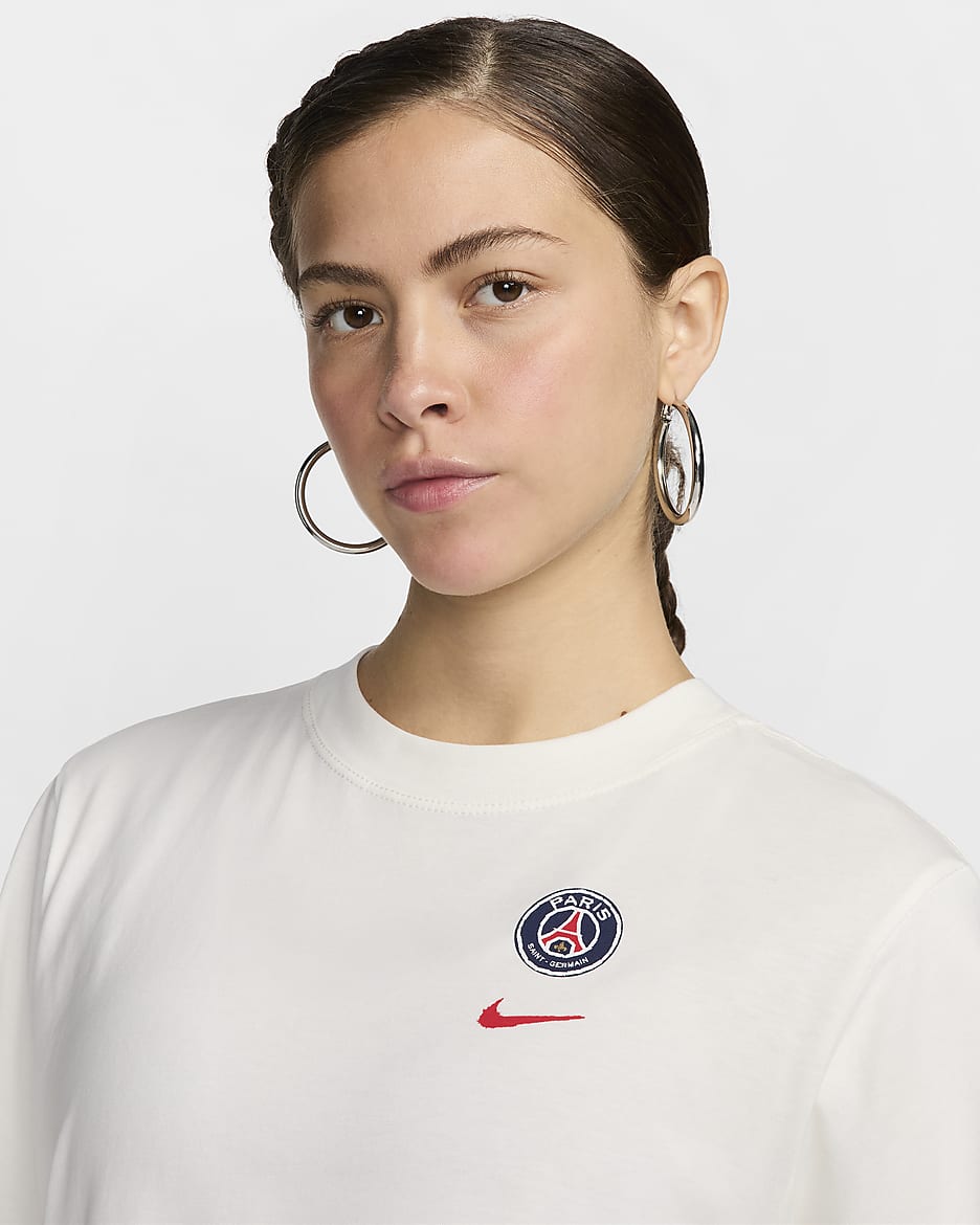 Paris Saint-Germain Fan Nike Fußball-T-Shirt (Damen) - Sail