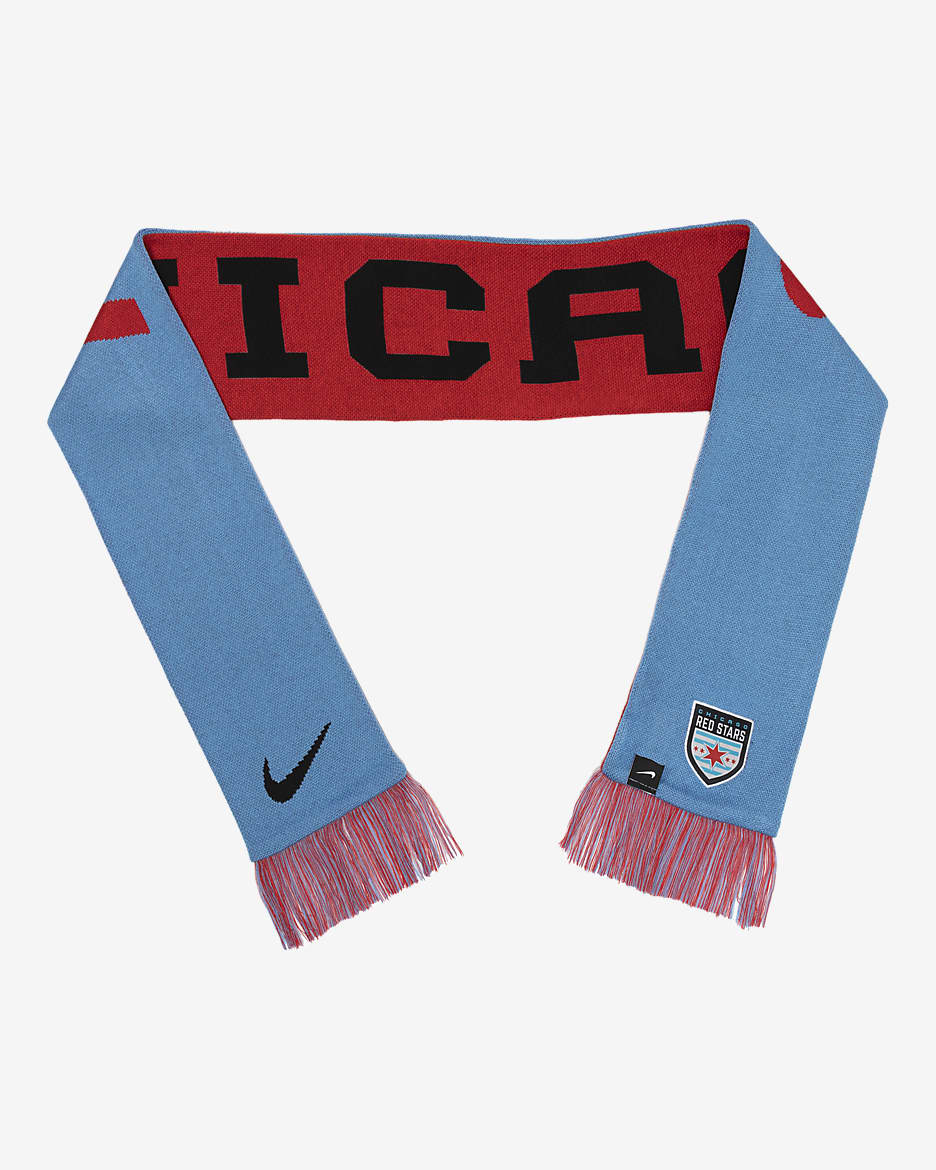 Chicago Red Stars Nike Soccer Scarf - University Red