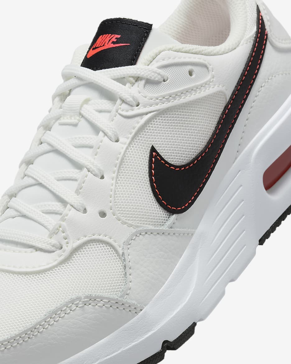 Nike Air Max SC Older Kids' Shoe - Summit White/Bright Crimson/White/Black