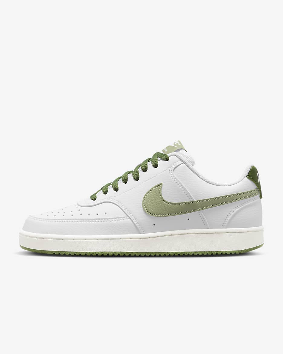 Nike Court Vision Low Men's Shoes - White/Treeline/Sail/Oil Green