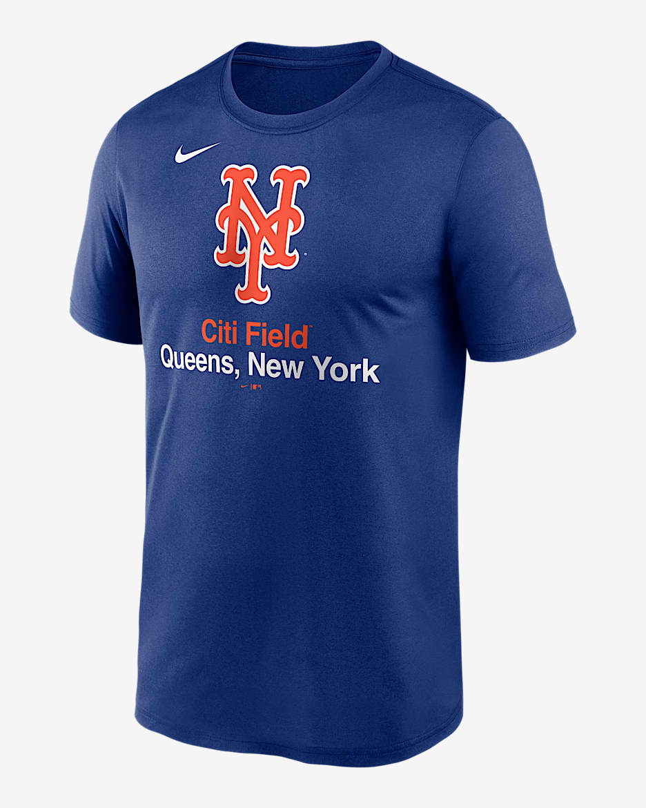Playera Nike Dri-FIT de la MLB para hombre New York Mets Stadium Legend - Royal