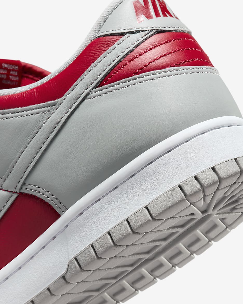 Nike Dunk Low Men's Shoes - Varsity Red/White/Silver