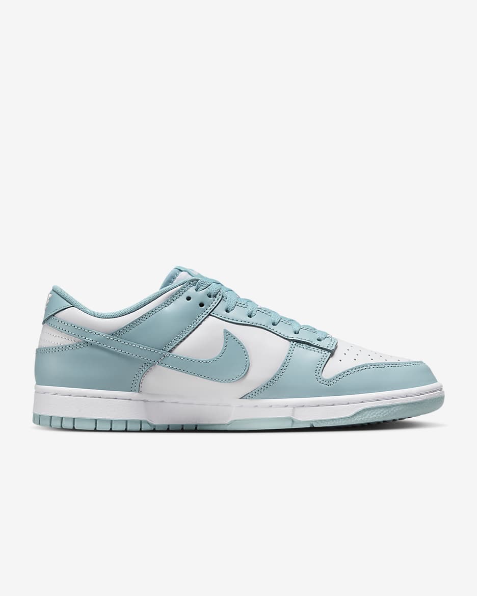 Nike Dunk Low Retro Herrenschuh - Weiß/Denim Turquoise