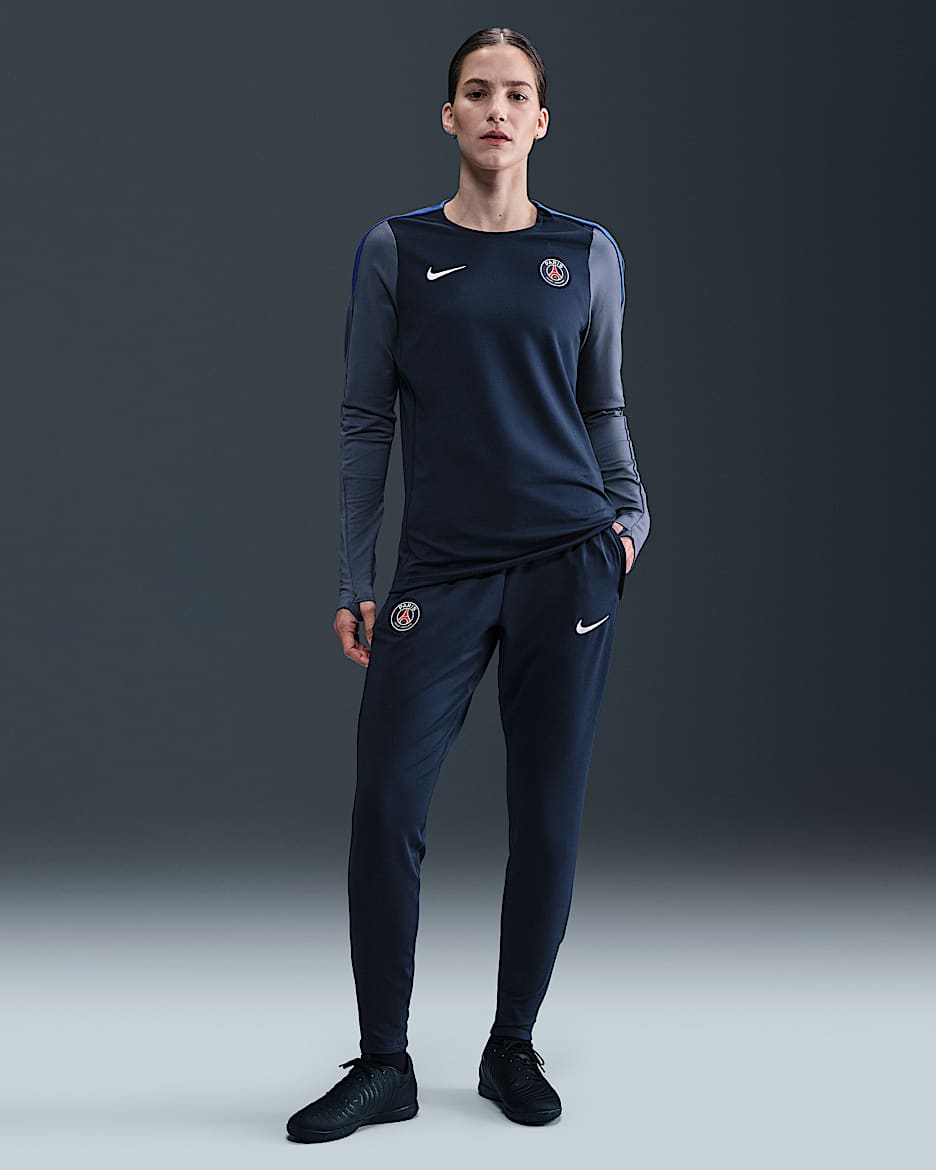 Paris Saint-Germain Strike Women's Nike Dri-FIT Football Knit Pants - Midnight Navy/Hyper Royal/White