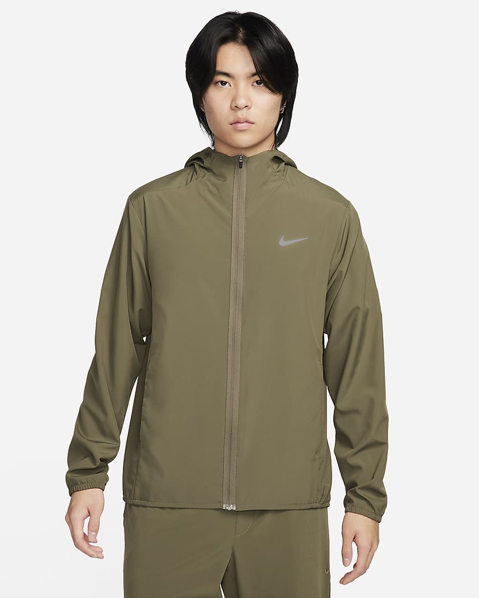 Nike Form Men's Dri-FIT Hooded Versatile Jacket - Medium Olive