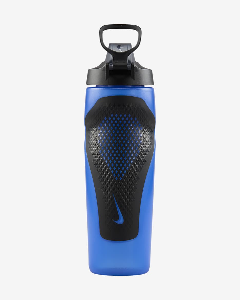 Nike Refuel waterfles met afsluitbaar deksel (700 ml) - Game Royal/Zwart