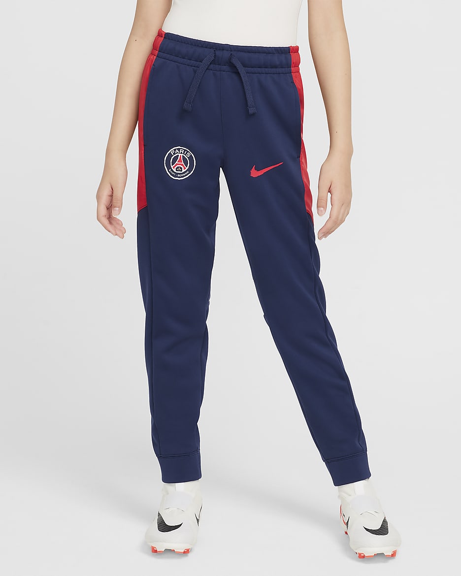 Paris Saint-Germain Older Kids' Nike Football Woven Tracksuit - Midnight Navy/University Red/University Red