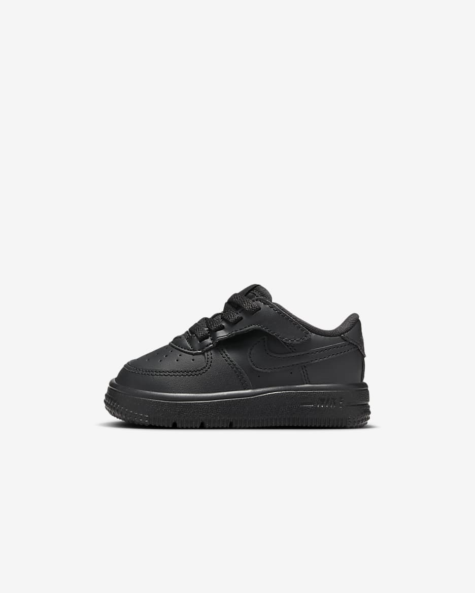 Nike Force 1 Low EasyOn Baby/Toddler Shoes - Black/Black/Black