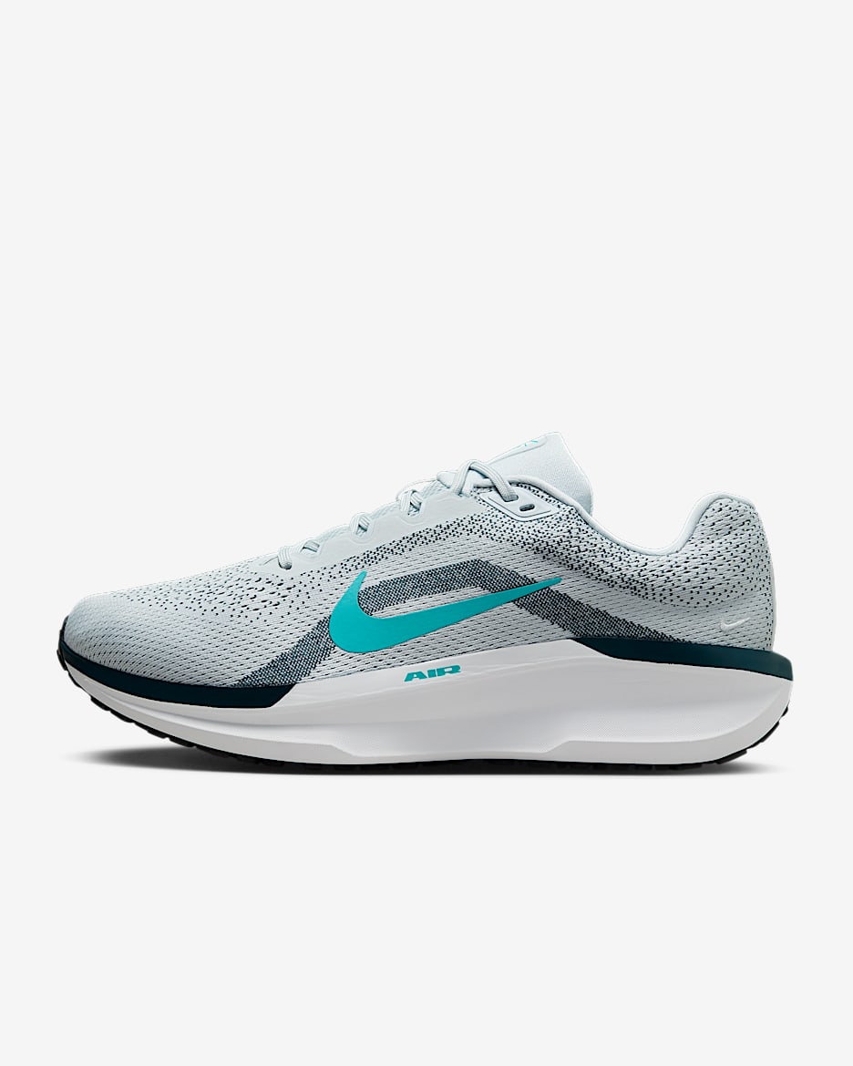 Nike Winflo 11 Men's Road Running Shoes (Extra Wide) - Pure Platinum/Armory Navy/Photon Dust/Dusty Cactus