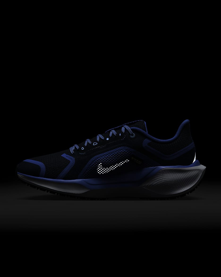 Nike Pegasus 41 GORE-TEX Women's Waterproof Road Running Shoes - Cobalt Bliss/Armoury Navy/Royal Pulse/Metallic Red Bronze