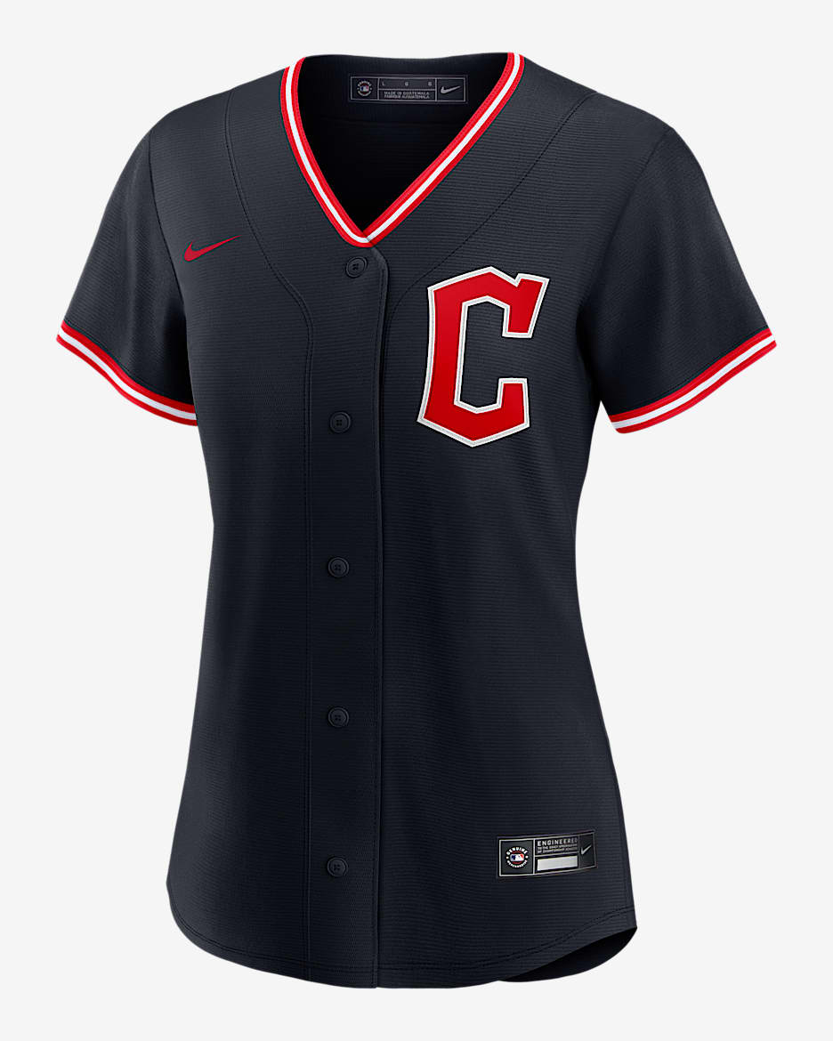 Cleveland Guardians Women's Nike MLB Replica Jersey - Navy