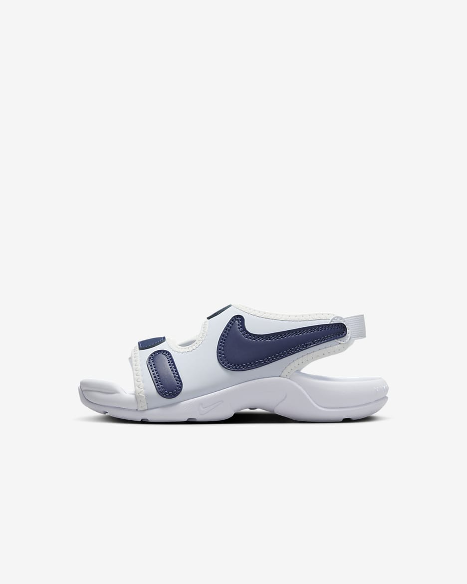 Nike Sunray Adjust 6 Younger Kids' Slides - Football Grey/Summit White/White/Midnight Navy