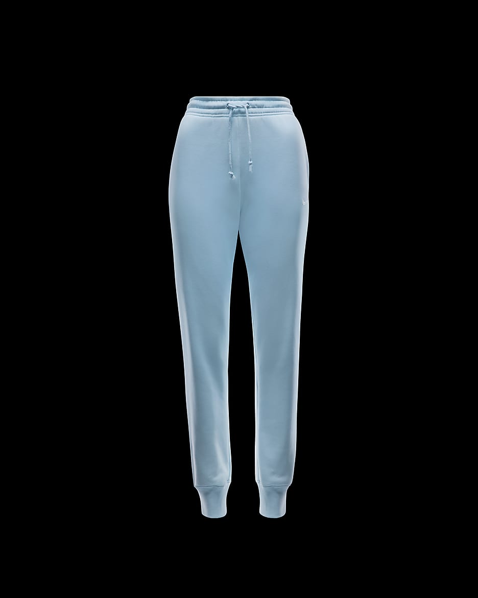 Pantalon de survêtement taille mi-haute Nike Sportswear Phoenix Fleece pour femme - Glacier Blue/Sail