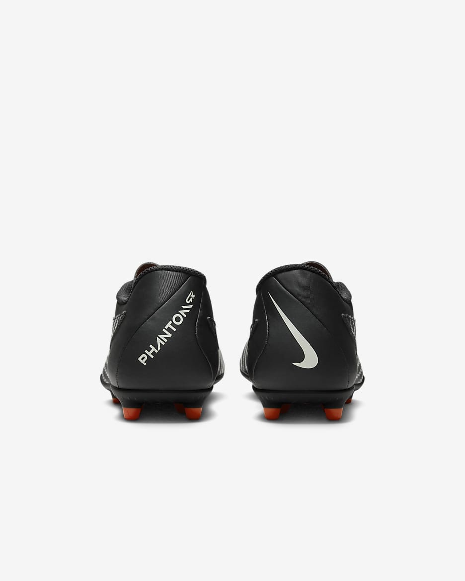 Nike Phantom GX Club Multi-Ground Low-Top Football Boot - Black/Dark Smoke Grey/Total Orange/Summit White