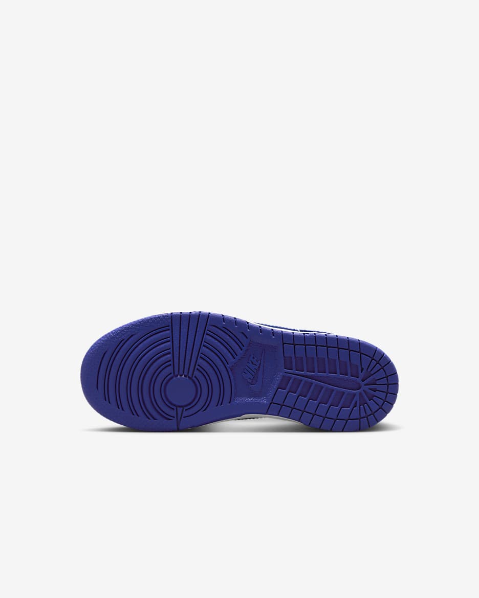 Scarpa Nike Dunk Low – Bambini - Bianco/University Red/Concord