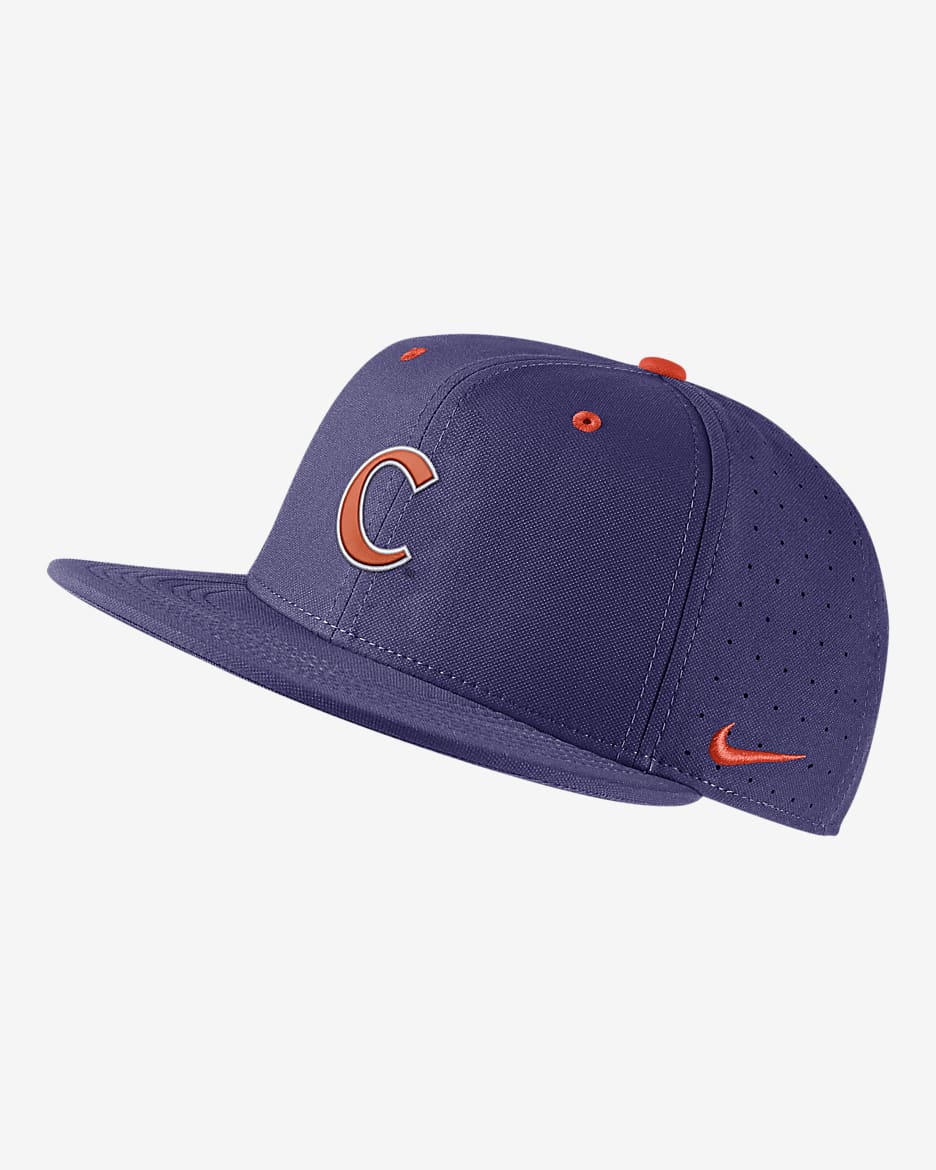Clemson Nike College Baseball Hat - New Orchid/Orange
