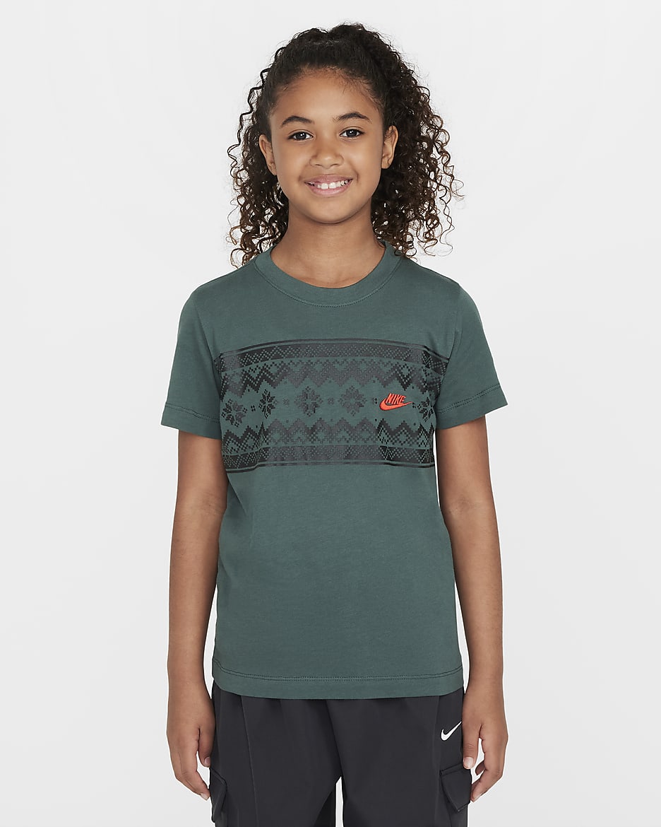 T-shirt Nike Sportswear pour ado - Vintage Green