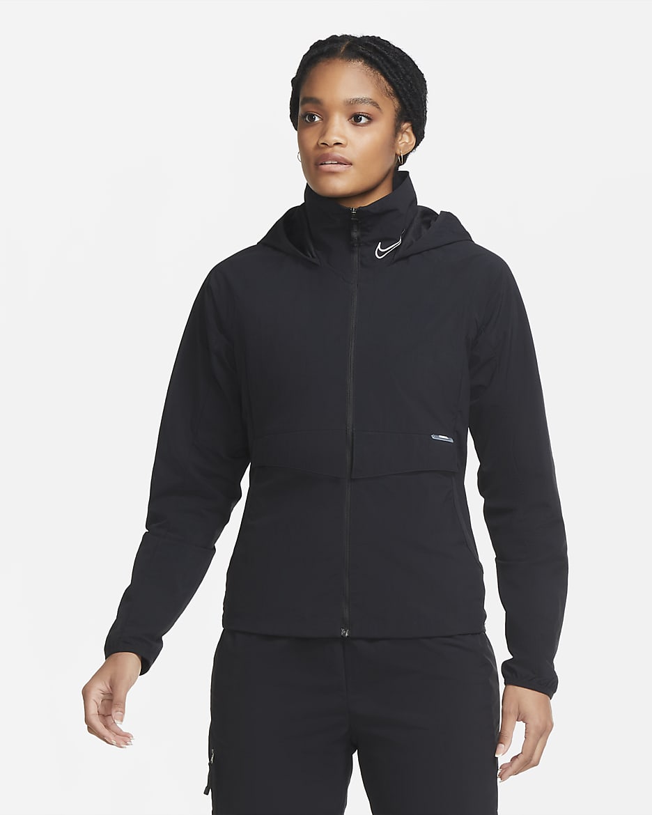 Nike F.C. AWF Women's Soccer Jacket - Black/Black/Smoke Grey