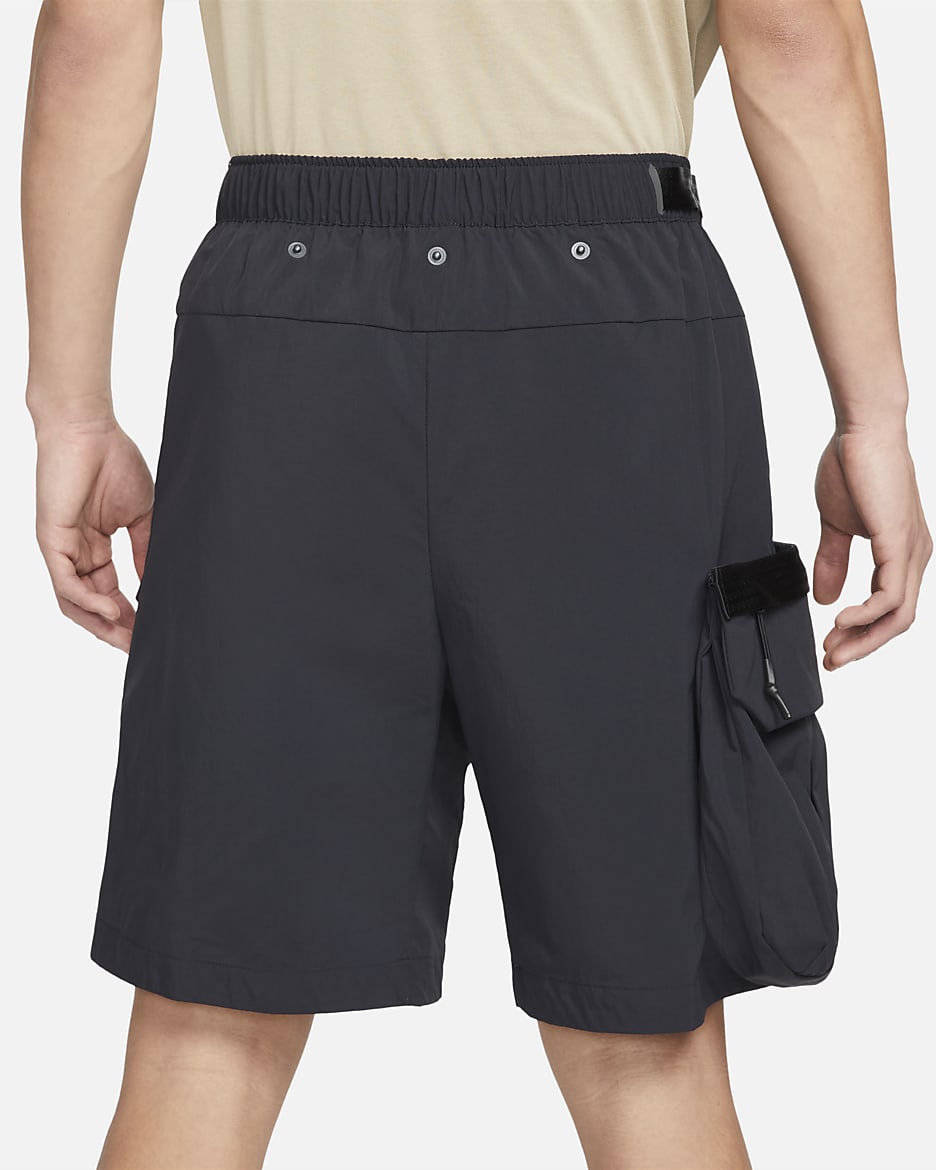 Nike Sportswear Tech Pack Men's Woven Unlined Cargo Shorts - Black/Black