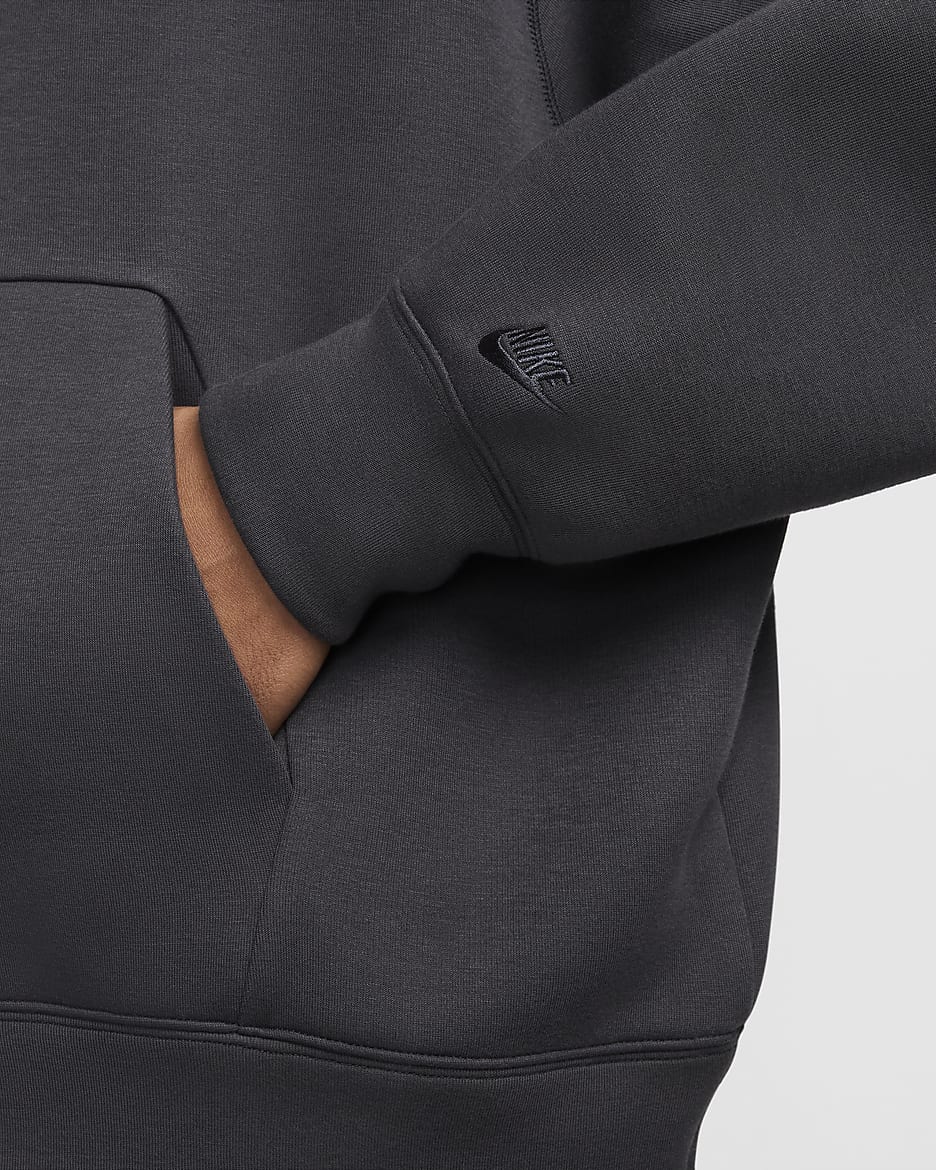 Nike Tech Reimagined Fleece-Hoodie (Herren) - Anthracite/Anthracite