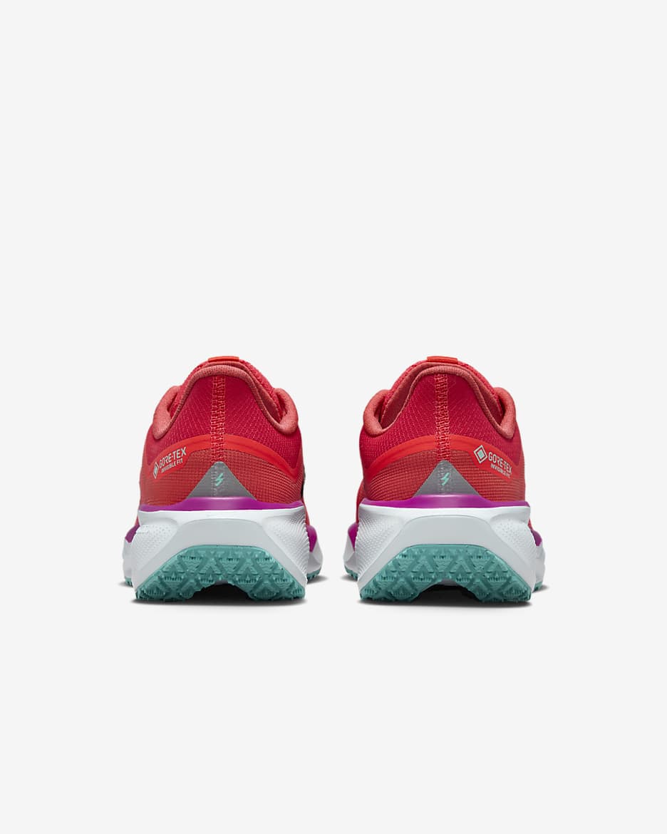 Nike Pegasus 41 GORE-TEX Women's Waterproof Road Running Shoes - Picante Red/Bright Crimson/Vivid Grape/Green Frost