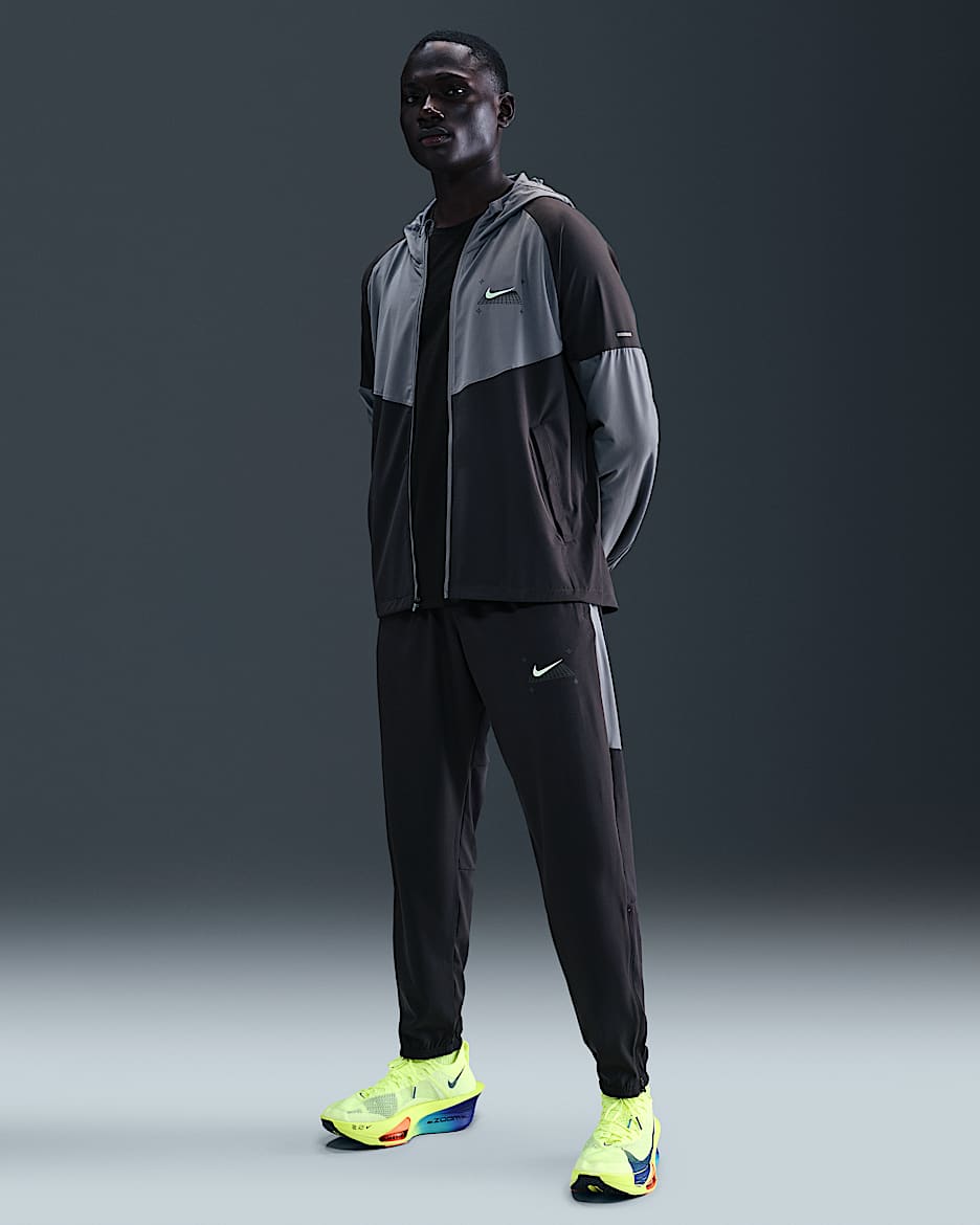 Calças de running entrançadas Nike Challenger para homem - Anthracite/Cinzento Cool