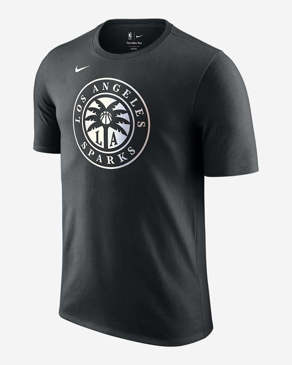 Los Angeles Sparks Nike WNBA Iridescent Logo T-Shirt - Black