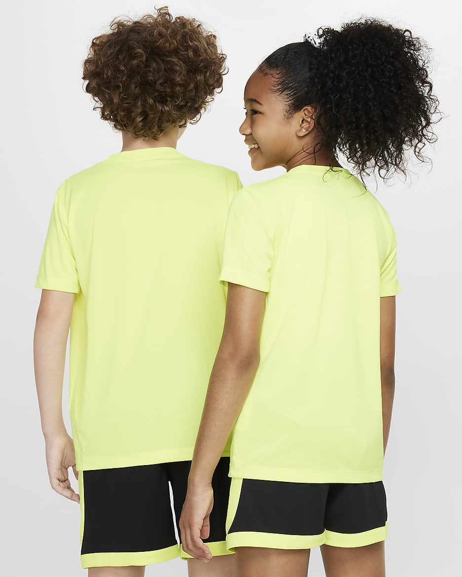 Playera Dri-FIT para niños talla grande Nike Legend - Volt