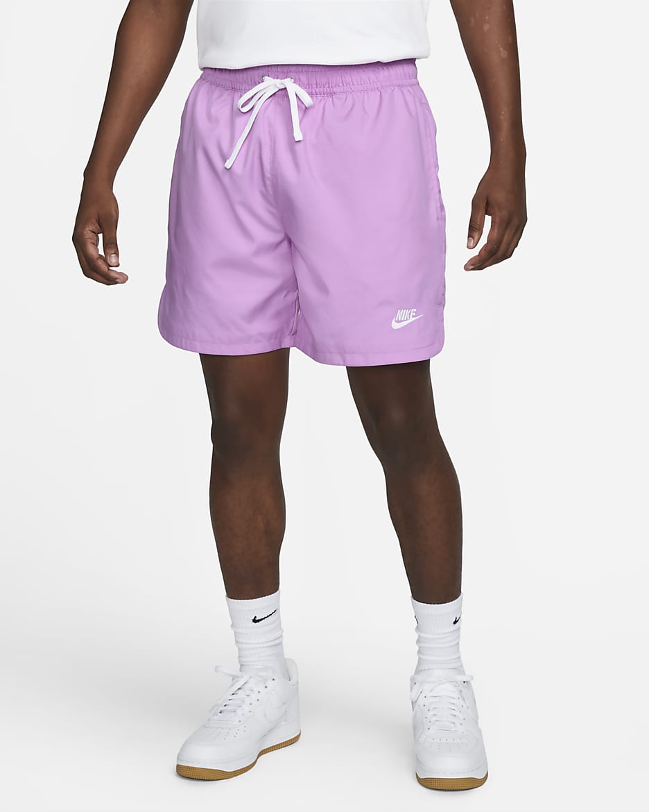 Nike Sportswear Sport Essentials Men's Woven Lined Flow Shorts - Rush Fuchsia/White