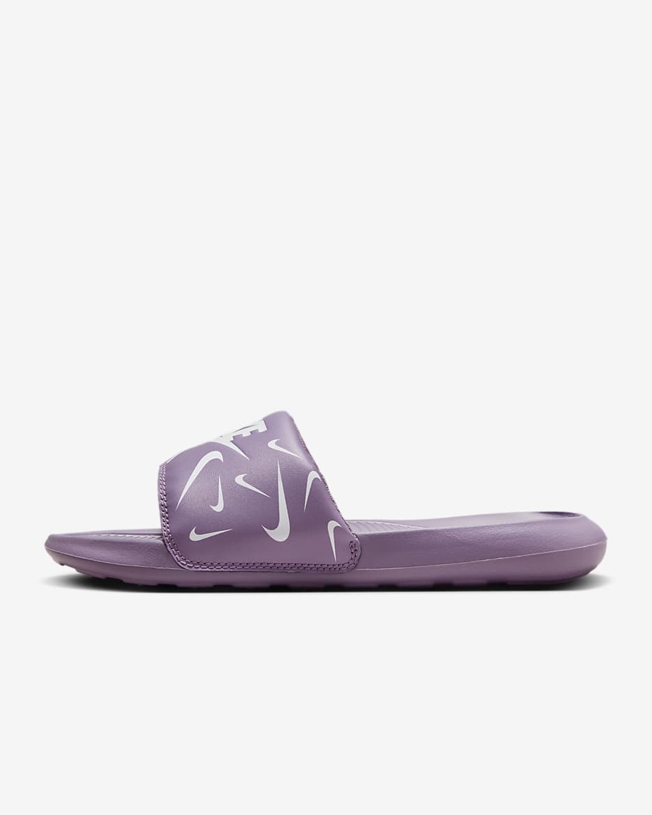 Nike Victori One Women's Print Slides - Violet Dust/Photon Dust