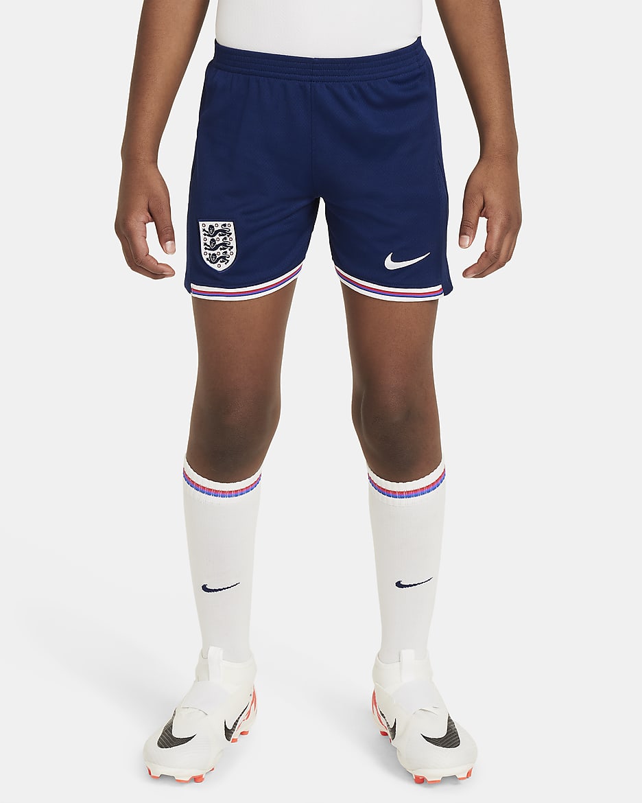 England 2024/25 Stadium Home Younger Kids' Nike Football Replica 3-Piece Kit - White/Blue Void