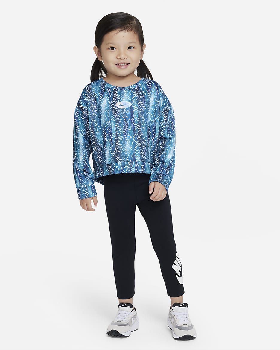 Nike Icon Clash Crew Toddler Crew - Blue Jay