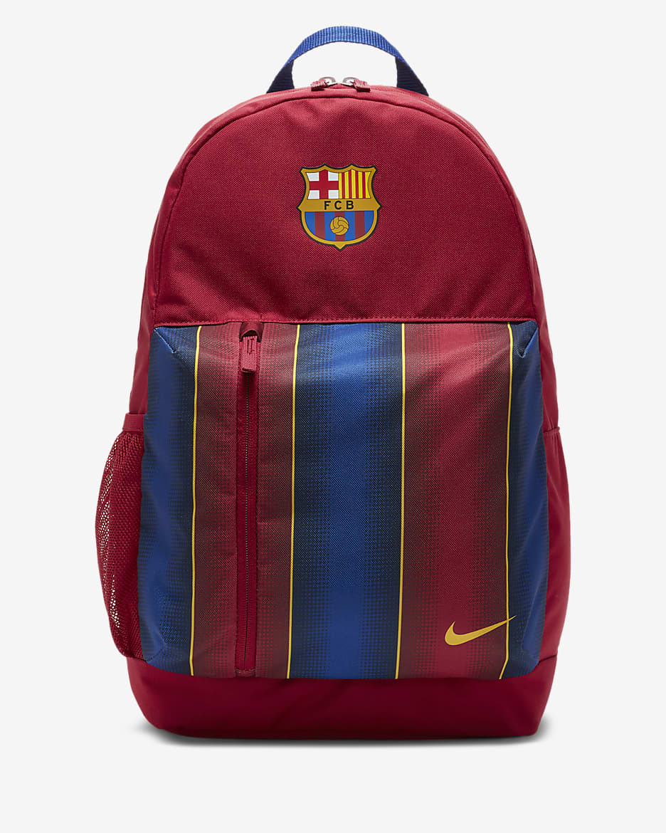 Mochila de fútbol para niños FC Barcelona Stadium - Rojo noble/Azul fiel/Amarillo universitario