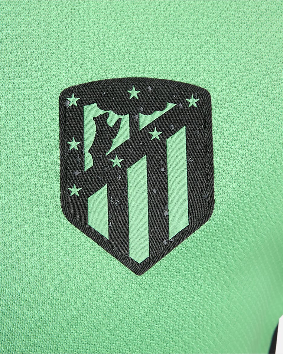 Tercera equipació Stadium Atlètic de Madrid 2023/24 Samarreta Nike Dri-FIT de futbol - Dona - Spring Green/Negre/Negre