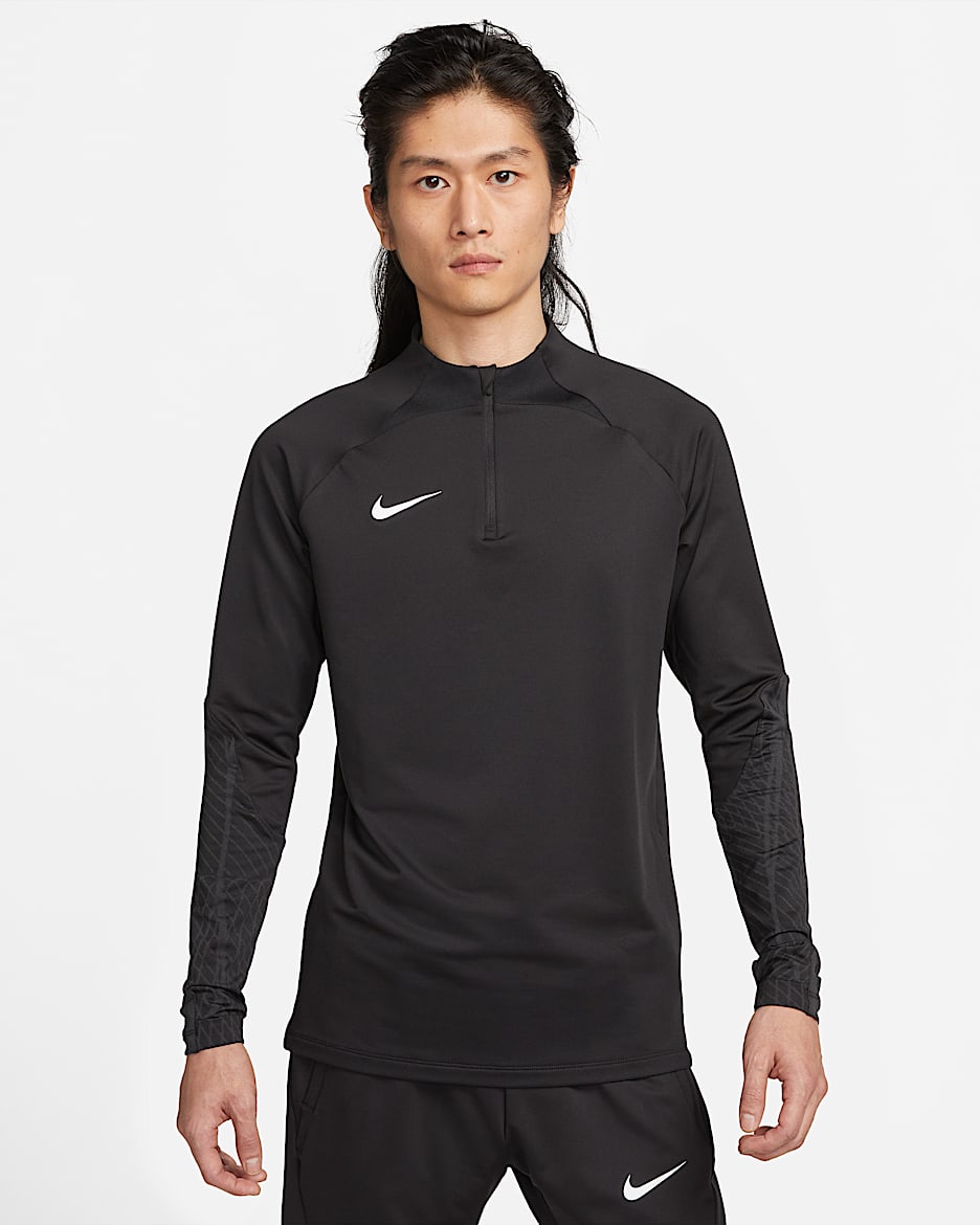 Nike Dri-FIT Strike Men's Soccer Drill Top - Black/Black/Anthracite/White