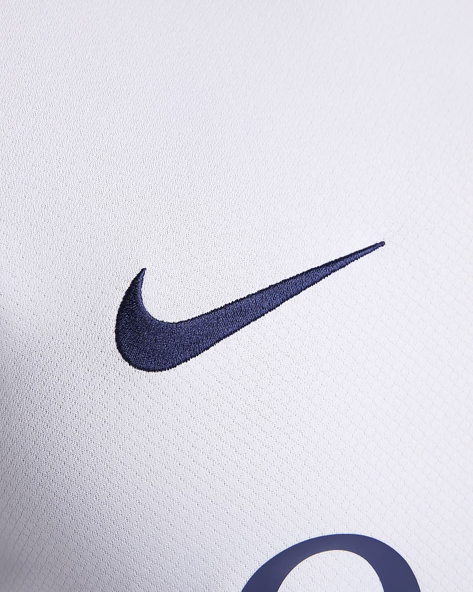 Męska koszulka Nike Dri-FIT Paris Saint-Germain Stadium 2024/25 (wersja wyjazdowa) – replika - Biel/Midnight Navy/University Red/Midnight Navy