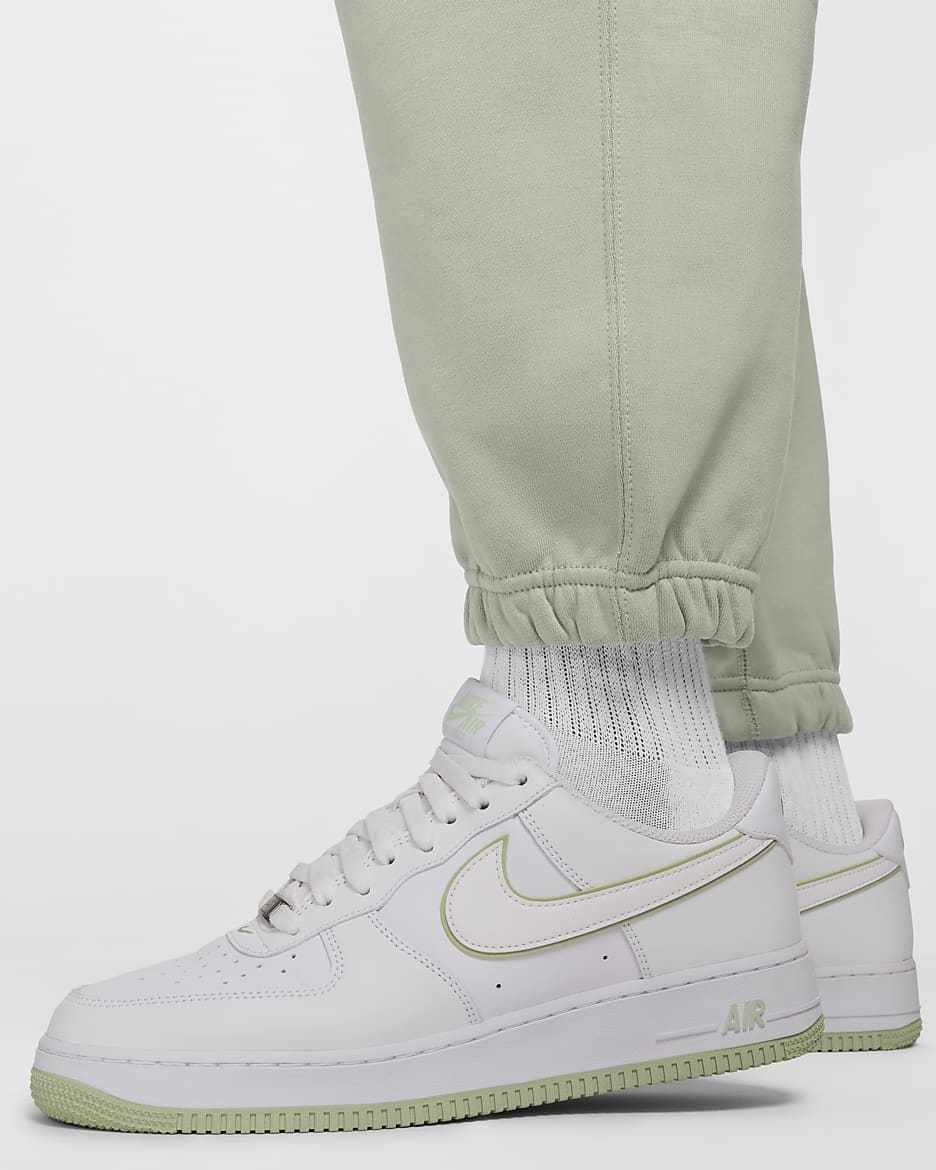 Nike Solo Swoosh Men's Fleece Trousers - Jade Horizon/White