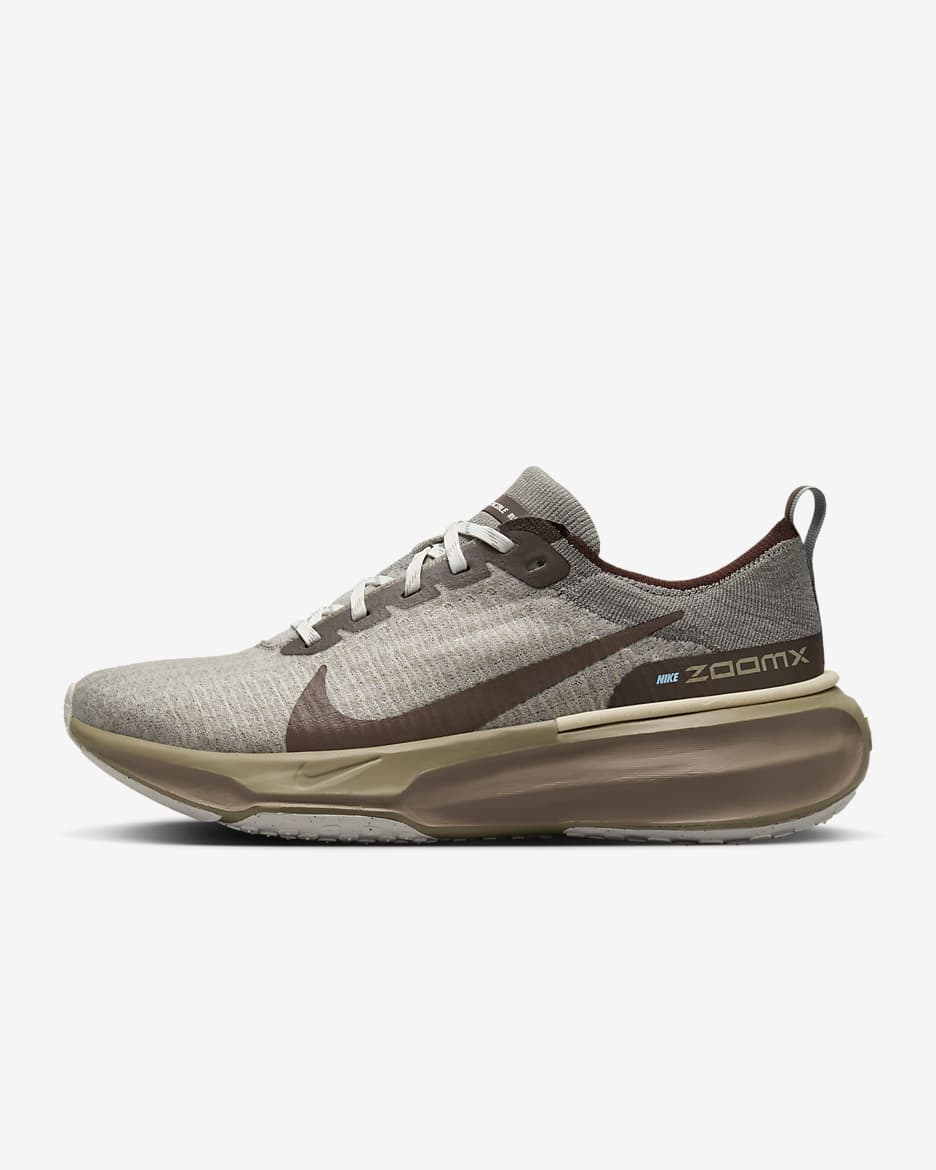 รองเท้าวิ่งโร้ดรันนิ่งผู้ชาย Nike Invincible 3 - Dark Stucco/Khaki/Neutral Olive/Baroque Brown