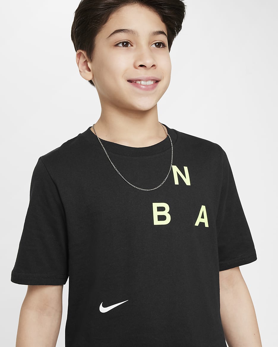 Team 31 Essential Older Kids' (Boys') Nike NBA T-Shirt - Black