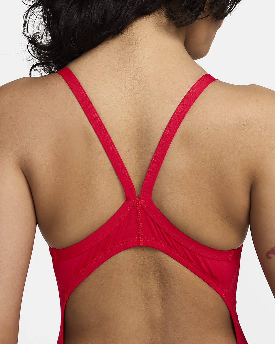 Nike HydraStrong Racerback One-Piece Swimsuit - University Red