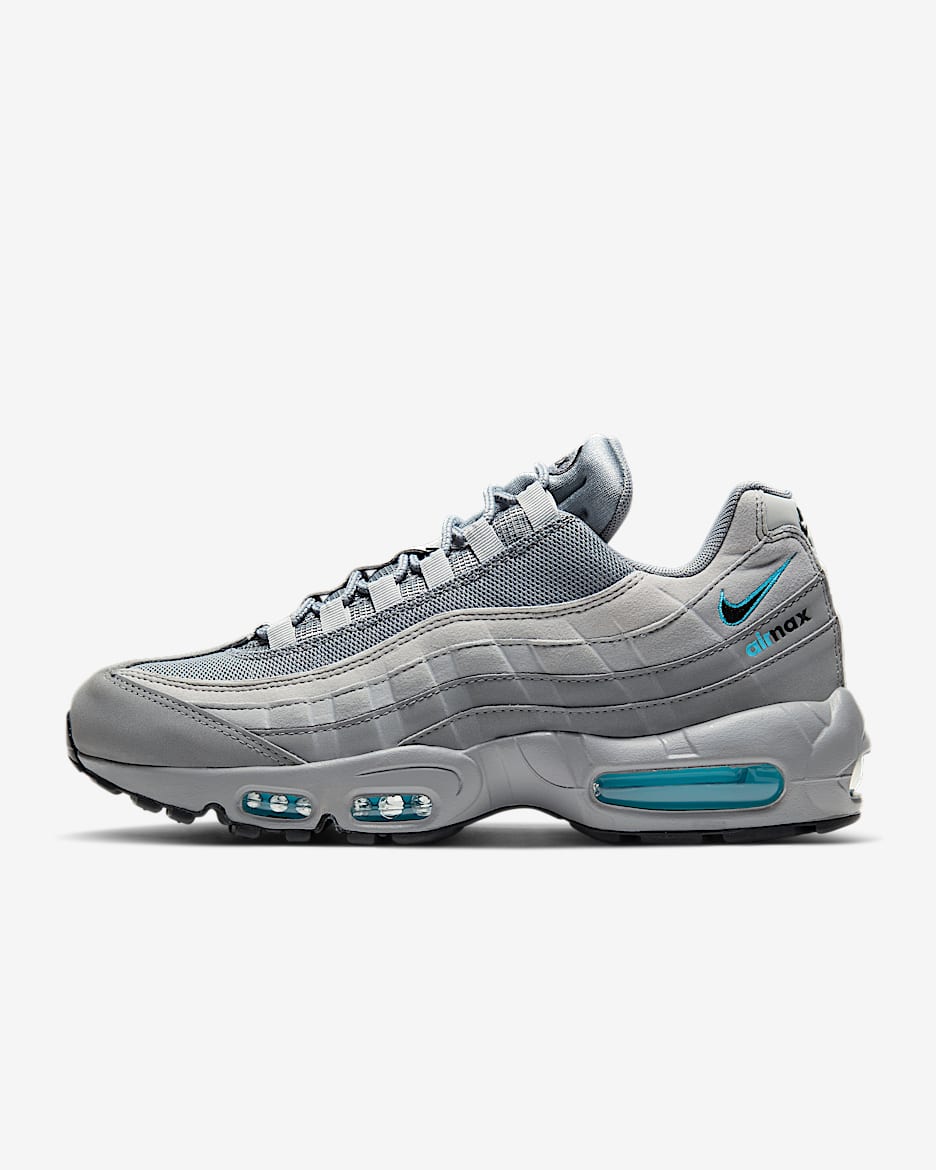 Nike Air Max 95 Herrenschuh - Particle Grey/Blue Fury/Grey Fog/Schwarz