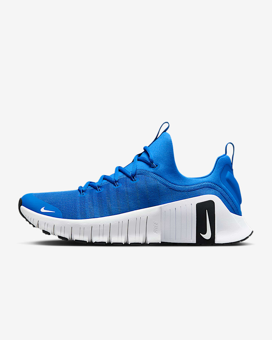 Nike Free Metcon 6 Men's Workout Shoes - Signal Blue/Black/White