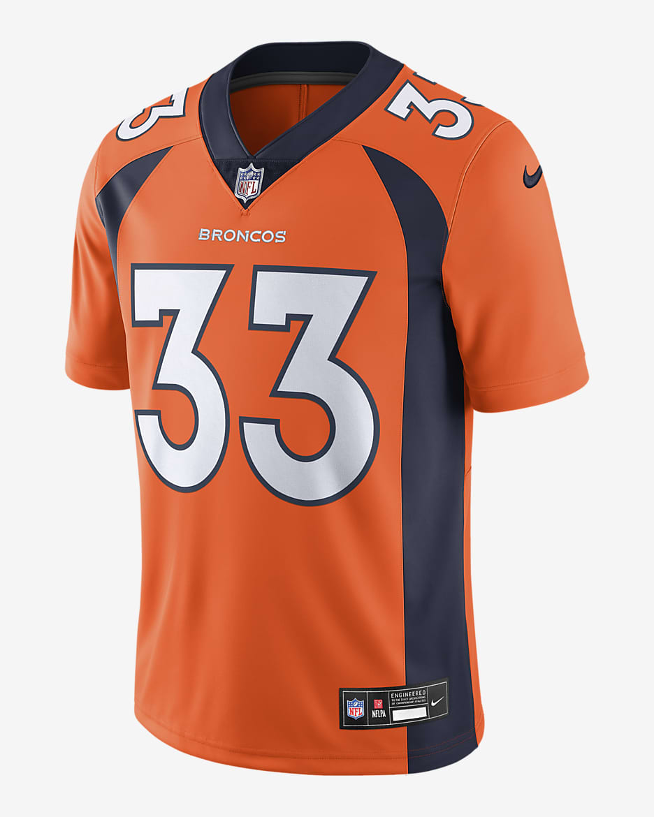 Javonte Williams Denver Broncos Men's Nike Dri-FIT NFL Limited Football Jersey - Orange